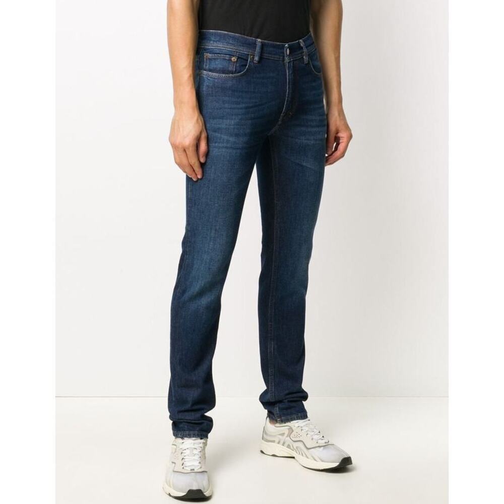 Acne Studios Bla Konst North Dark Denim Skinny Jeans, 30 x‎ 30